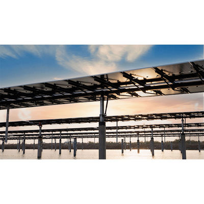 نصب سیستم پشتیبانی زمین PV پانل خورشیدی قطب نصب براکت خورشیدی